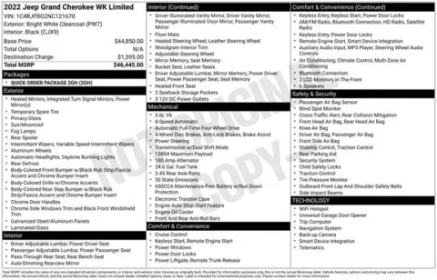 More photos of 2022 Jeep Grand Cherokee WK Limited at Zeigler BMW of Kalamazoo, MI