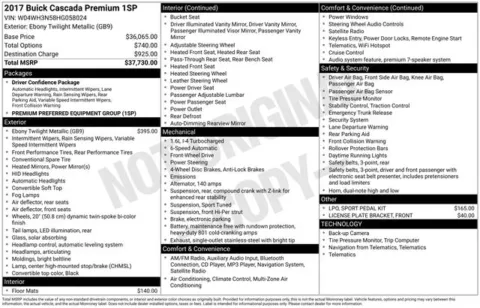 More photos of 2017 Buick Cascada Premium at Zeigler BMW of Kalamazoo, MI