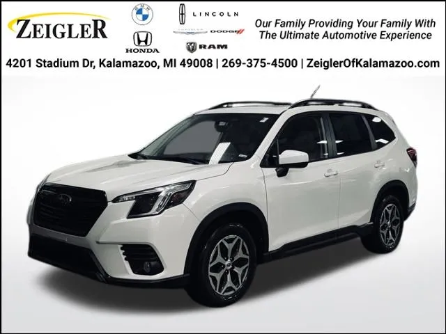 White 2022 Subaru Forester Premium for sale in Kalamazoo, MI