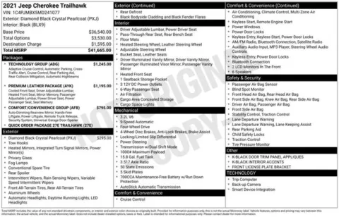 More photos of 2021 Jeep Cherokee Trailhawk at Zeigler BMW of Kalamazoo, MI