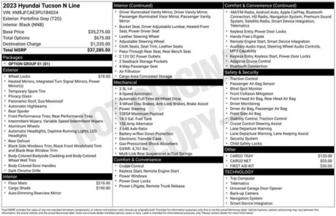 More photos of 2023 Hyundai Tucson N Line at Zeigler BMW of Kalamazoo, MI