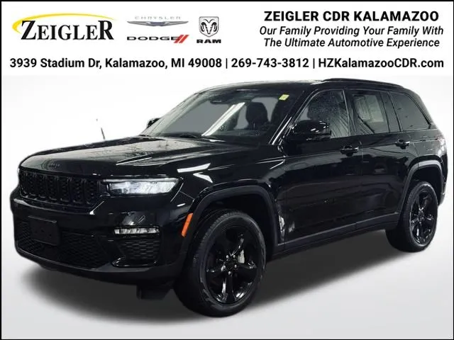 Black 2023 Jeep Grand Cherokee Limited for sale in Kalamazoo, MI