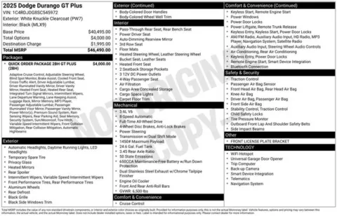 More photos of 2025 Dodge Durango GT Plus at Zeigler BMW of Kalamazoo, MI