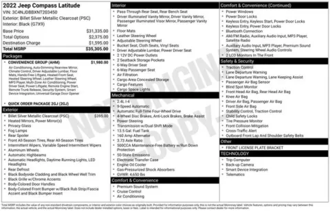 More photos of 2022 Jeep Compass Latitude at Zeigler BMW of Kalamazoo, MI