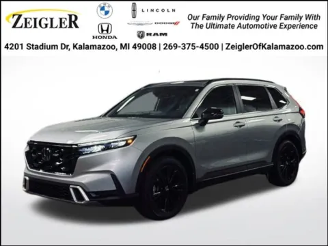 Silver 2024 Honda CR-V Hybrid Sport Touring for sale in Kalamazoo, MI