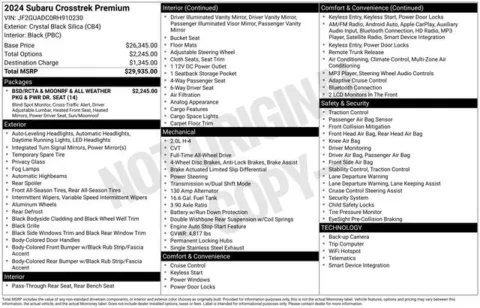 More photos of 2024 Subaru Crosstrek Premium at Zeigler BMW of Kalamazoo, MI