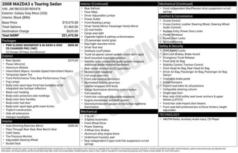 More photos of 2008 Mazda Mazda3 s Touring at Zeigler BMW of Kalamazoo, MI