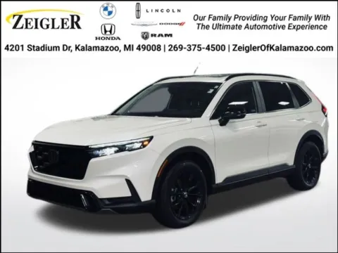 White 2024 Honda CR-V Hybrid Sport-L for sale in Kalamazoo, MI