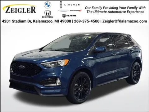 Blue 2022 Ford Edge ST Line for sale in Kalamazoo, MI