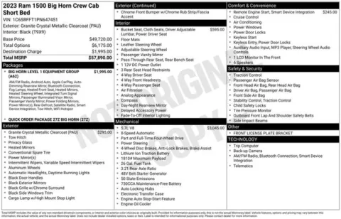 More photos of 2023 Ram 1500 Big Horn/Lone Star at Zeigler BMW of Kalamazoo, MI