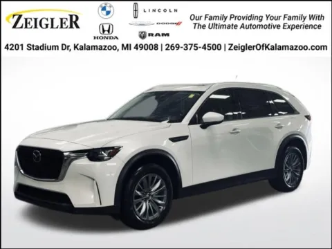White 2024 Mazda CX-90 3.3 Turbo Preferred Plus for sale in Kalamazoo, MI