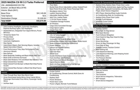 More photos of 2025 Mazda CX-90 3.3 Turbo Preferred at Zeigler BMW of Kalamazoo, MI