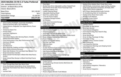 More photos of 2025 Mazda CX-90 3.3 Turbo Preferred at Zeigler BMW of Kalamazoo, MI