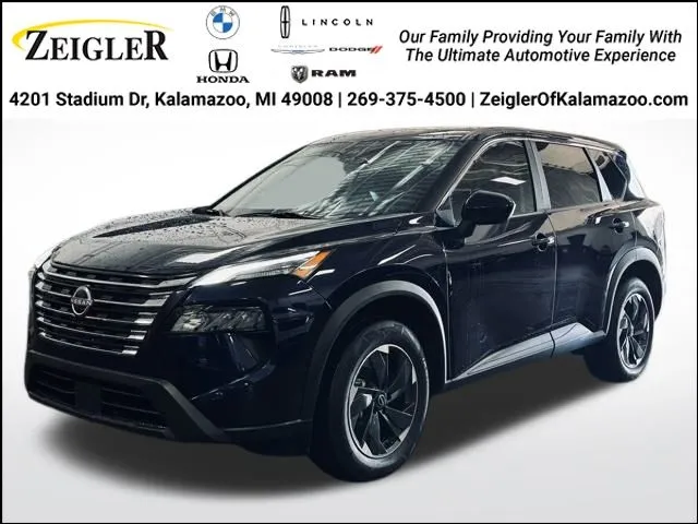 Blue 2024 Nissan Rogue SV for sale in Kalamazoo, MI