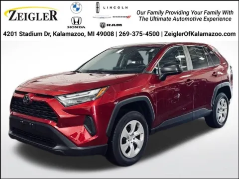 Red 2024 Toyota RAV4 LE for sale in Kalamazoo, MI