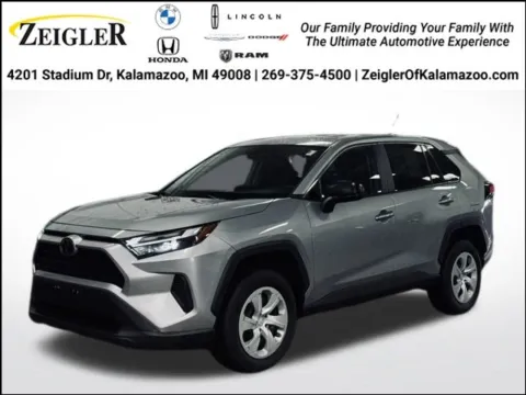 Silver 2024 Toyota RAV4 LE for sale in Kalamazoo, MI