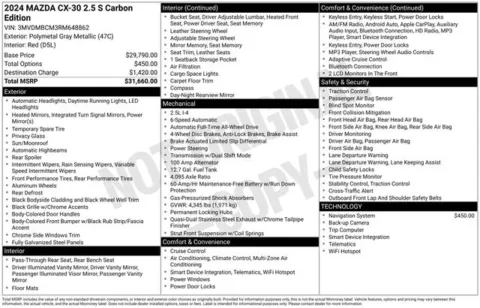 More photos of 2024 Mazda CX-30 2.5 S Carbon Edition at Zeigler BMW of Kalamazoo, MI