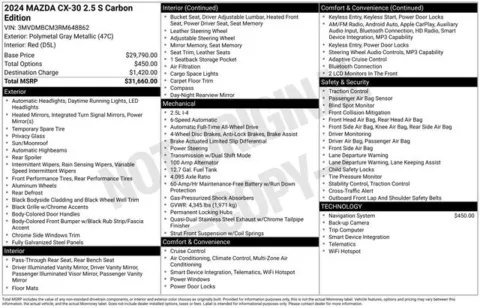 More photos of 2024 Mazda CX-30 2.5 S Carbon Edition at Zeigler BMW of Kalamazoo, MI