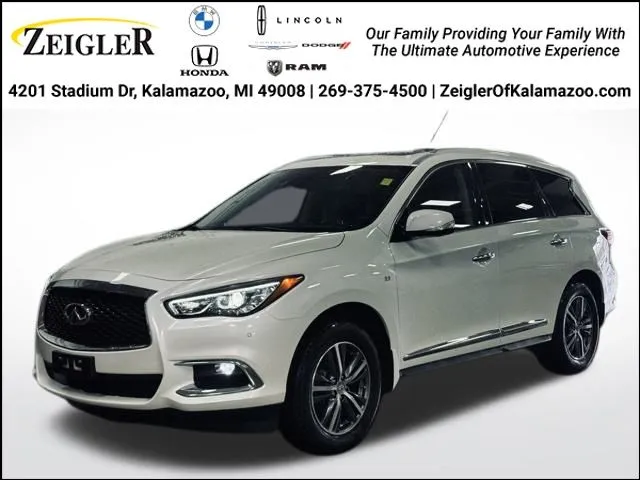 White 2019 INFINITI QX60 LUXE for sale in Kalamazoo, MI