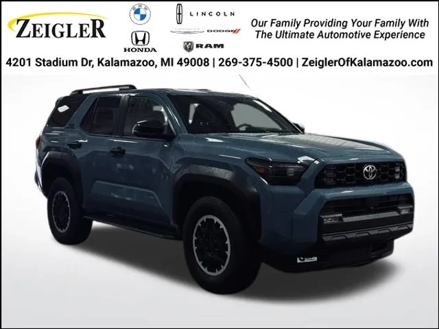 Blue 2025 Toyota 4Runner TRD Off-Road for sale in Kalamazoo, MI