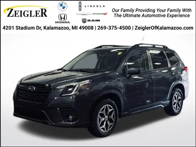 Gray 2022 Subaru Forester Premium for sale in Kalamazoo, MI