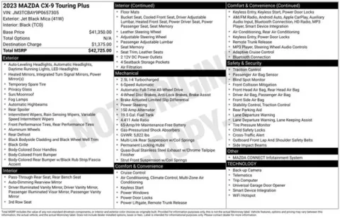 More photos of 2023 Mazda CX-9 Touring Plus at Zeigler BMW of Kalamazoo, MI