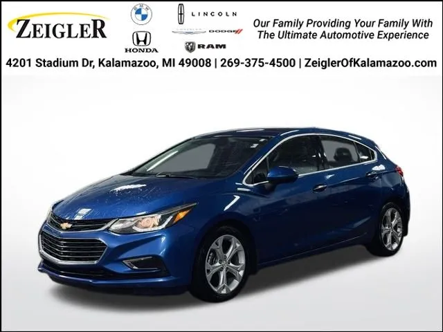 Blue 2017 Chevrolet Cruze Premier for sale in Kalamazoo, MI