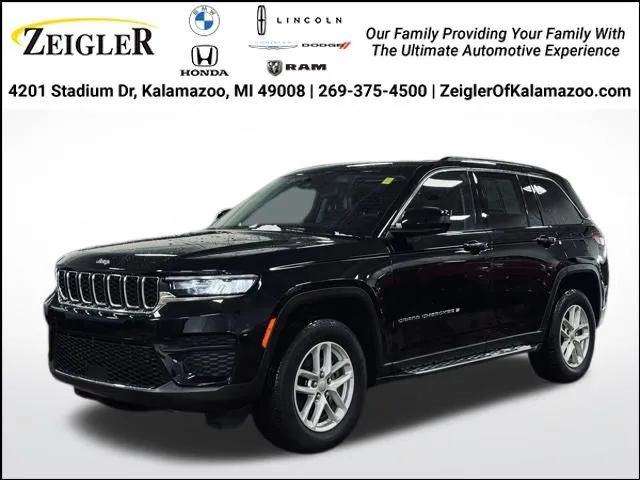 Black 2023 Jeep Grand Cherokee Laredo for sale in Kalamazoo, MI