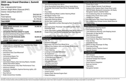 More photos of 2023 Jeep Grand Cherokee L Summit at Zeigler BMW of Kalamazoo, MI