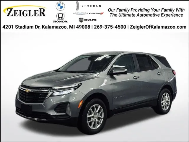 Gray 2024 Chevrolet Equinox LT for sale in Kalamazoo, MI