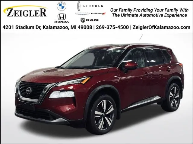 Red 2023 Nissan Rogue SL for sale in Kalamazoo, MI