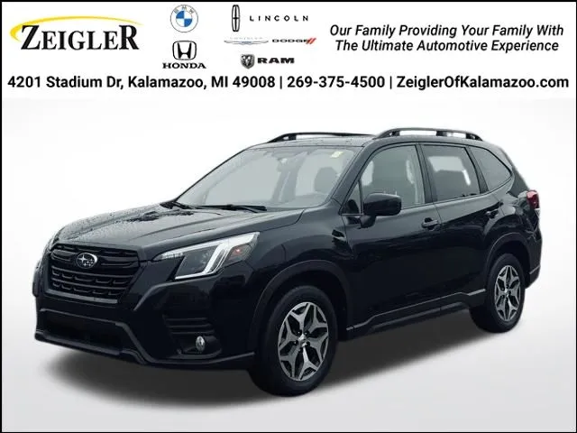 Black 2022 Subaru Forester Premium for sale in Kalamazoo, MI