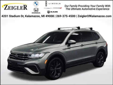 Silver 2022 Volkswagen Tiguan 2.0T SE for sale in Kalamazoo, MI
