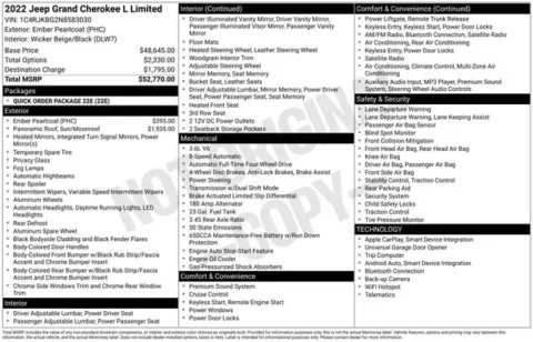 More photos of 2022 Jeep Grand Cherokee L Limited at Zeigler BMW of Kalamazoo, MI