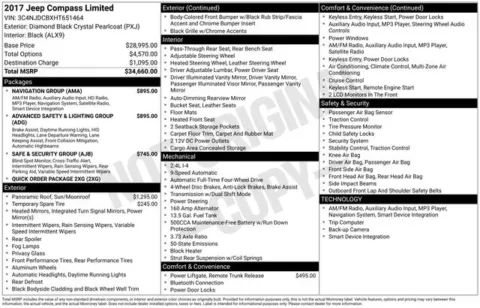 More photos of 2017 Jeep New Compass Limited at Zeigler BMW of Kalamazoo, MI