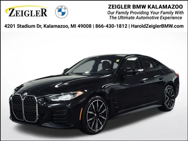 Black 2023 BMW 4 Series 430i Gran Coupe for sale in Kalamazoo, MI