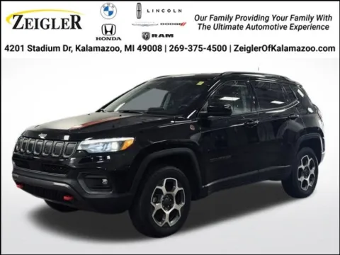 Black 2022 Jeep Compass Trailhawk for sale in Kalamazoo, MI
