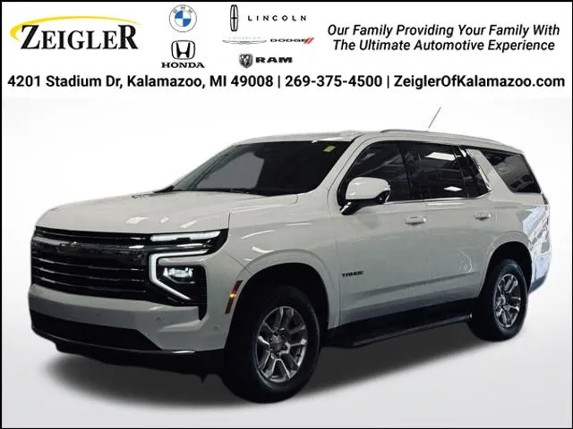 White 2025 Chevrolet Tahoe LT for sale in Kalamazoo, MI