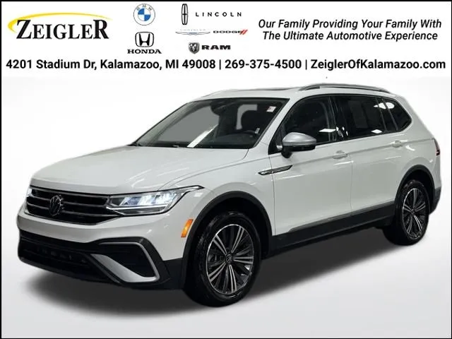 White 2024 Volkswagen Tiguan 2.0T Wolfsburg Edition for sale in Kalamazoo, MI