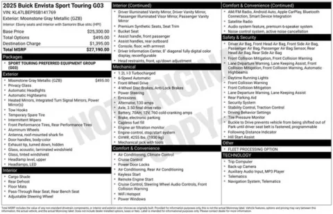 More photos of 2025 Buick Envista Sport Touring at Zeigler BMW of Kalamazoo, MI