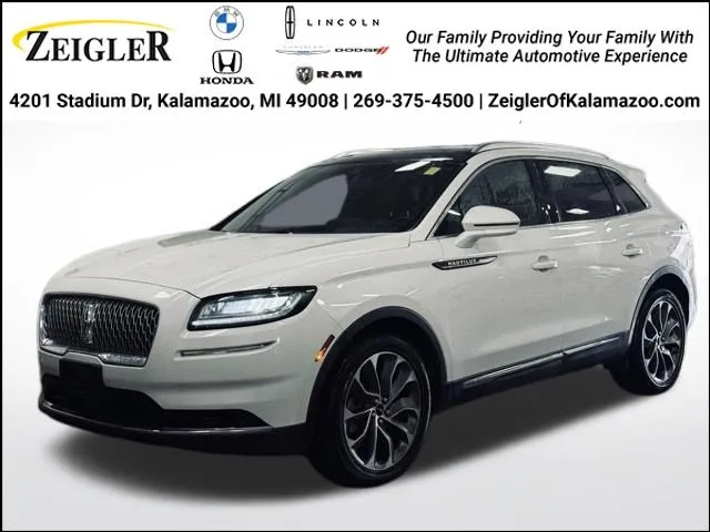 White 2022 Lincoln Nautilus Reserve for sale in Kalamazoo, MI