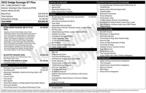 More photos of 2022 Dodge Durango GT Plus at Zeigler BMW of Kalamazoo, MI