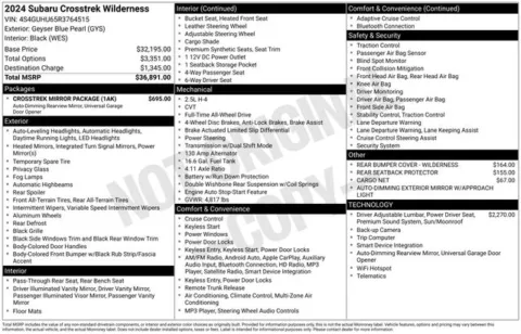 More photos of 2024 Subaru Crosstrek Wilderness at Zeigler BMW of Kalamazoo, MI