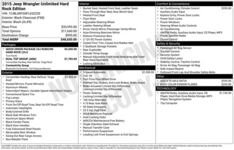 More photos of 2015 Jeep Wrangler Unlimited Rubicon at Zeigler BMW of Kalamazoo, MI