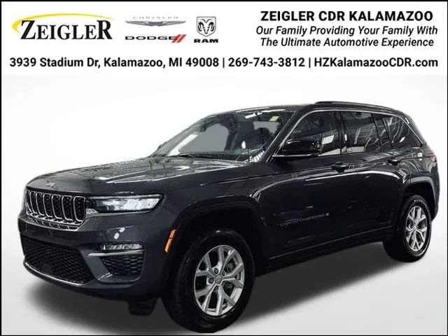 Gray 2023 Jeep Grand Cherokee Limited for sale in Kalamazoo, MI