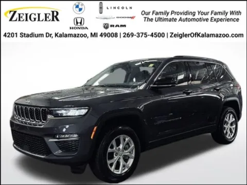 Gray 2023 Jeep Grand Cherokee Limited for sale in Kalamazoo, MI