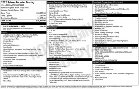 More photos of 2022 Subaru Forester Touring at Zeigler BMW of Kalamazoo, MI