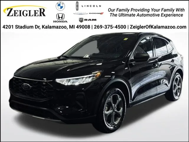 Black 2025 Ford Escape ST-Line for sale in Kalamazoo, MI