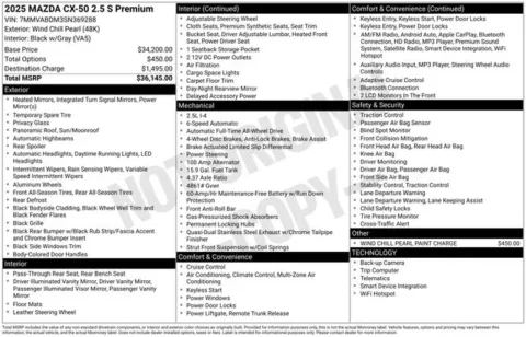 More photos of 2025 Mazda CX-50 2.5 S Premium Package at Zeigler BMW of Kalamazoo, MI