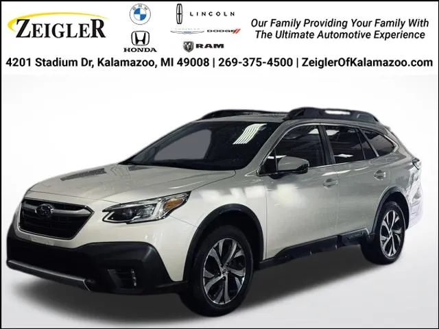White 2022 Subaru Outback Limited for sale in Kalamazoo, MI